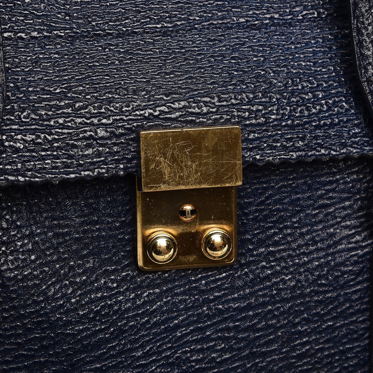 3.1 Phillip Lim 3.1 Textured Calfskin Large Pashli Satchel Ink 9 of 15