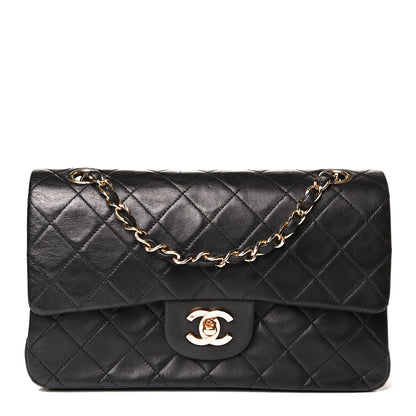 Chanel Lambskin Quilted Small Double Flap Black 1 of 14
