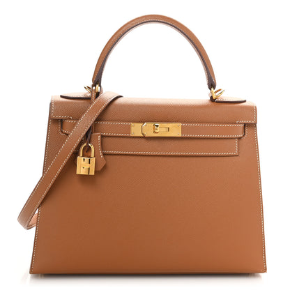 Hermes Epsom Kelly Sellier 28 Gold 1 of 10