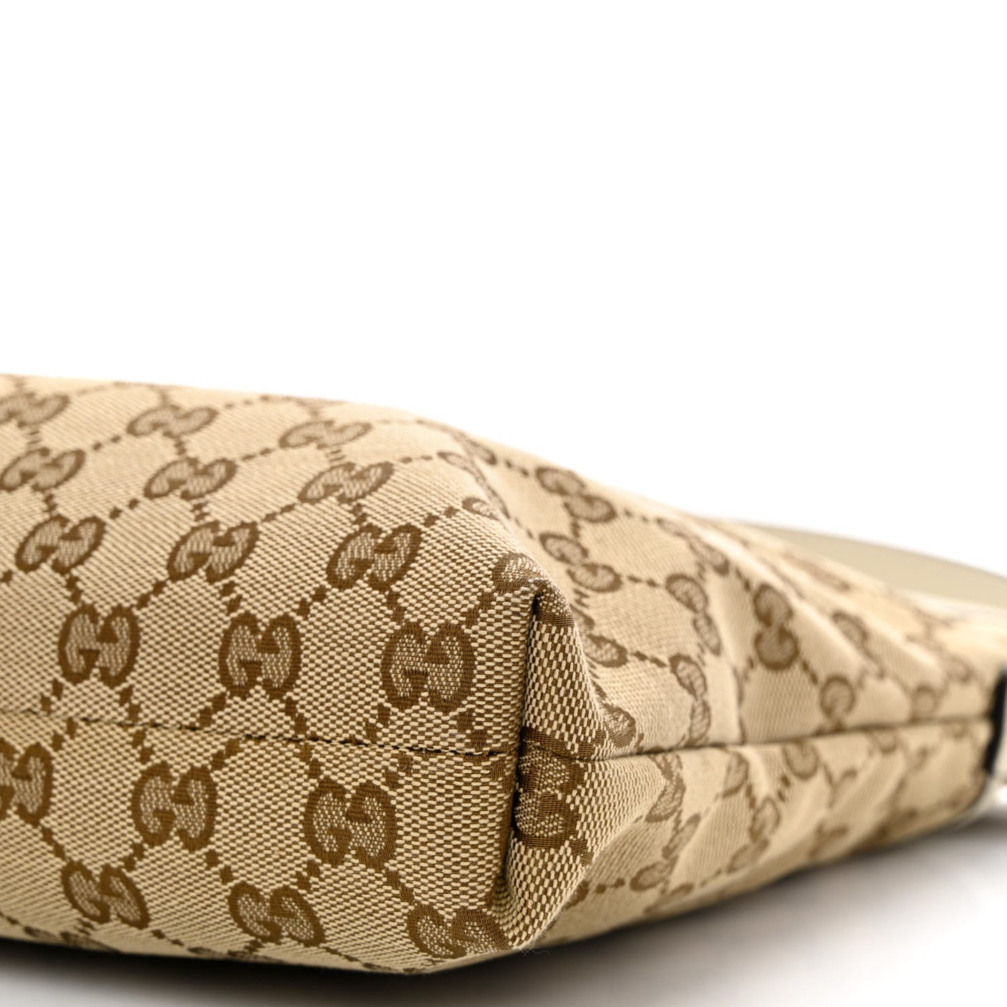 Monogram Medium Flat Messenger Bag Off White