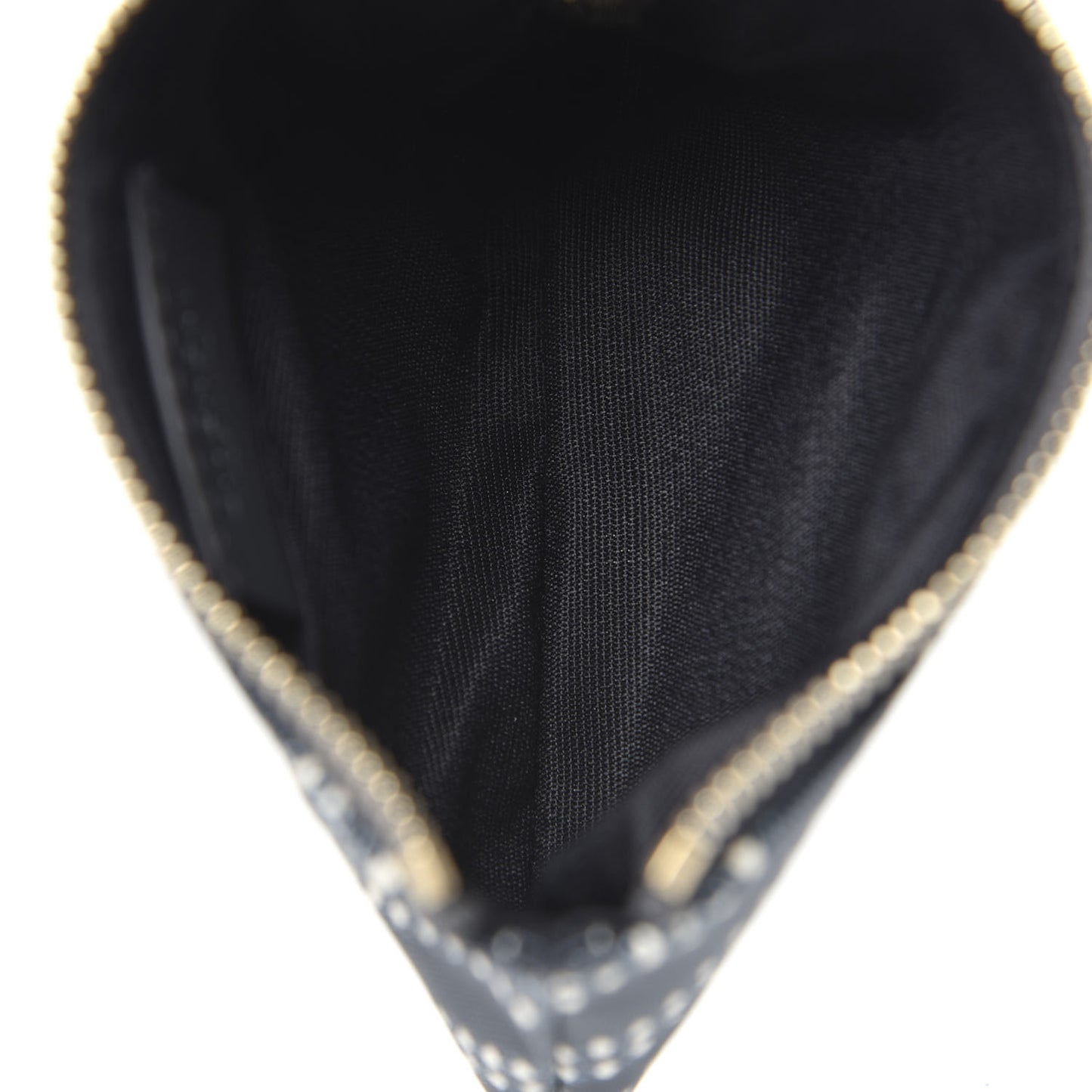 Canvas Jacquard Mini Bond Mini Zip Pouch Oil Blue