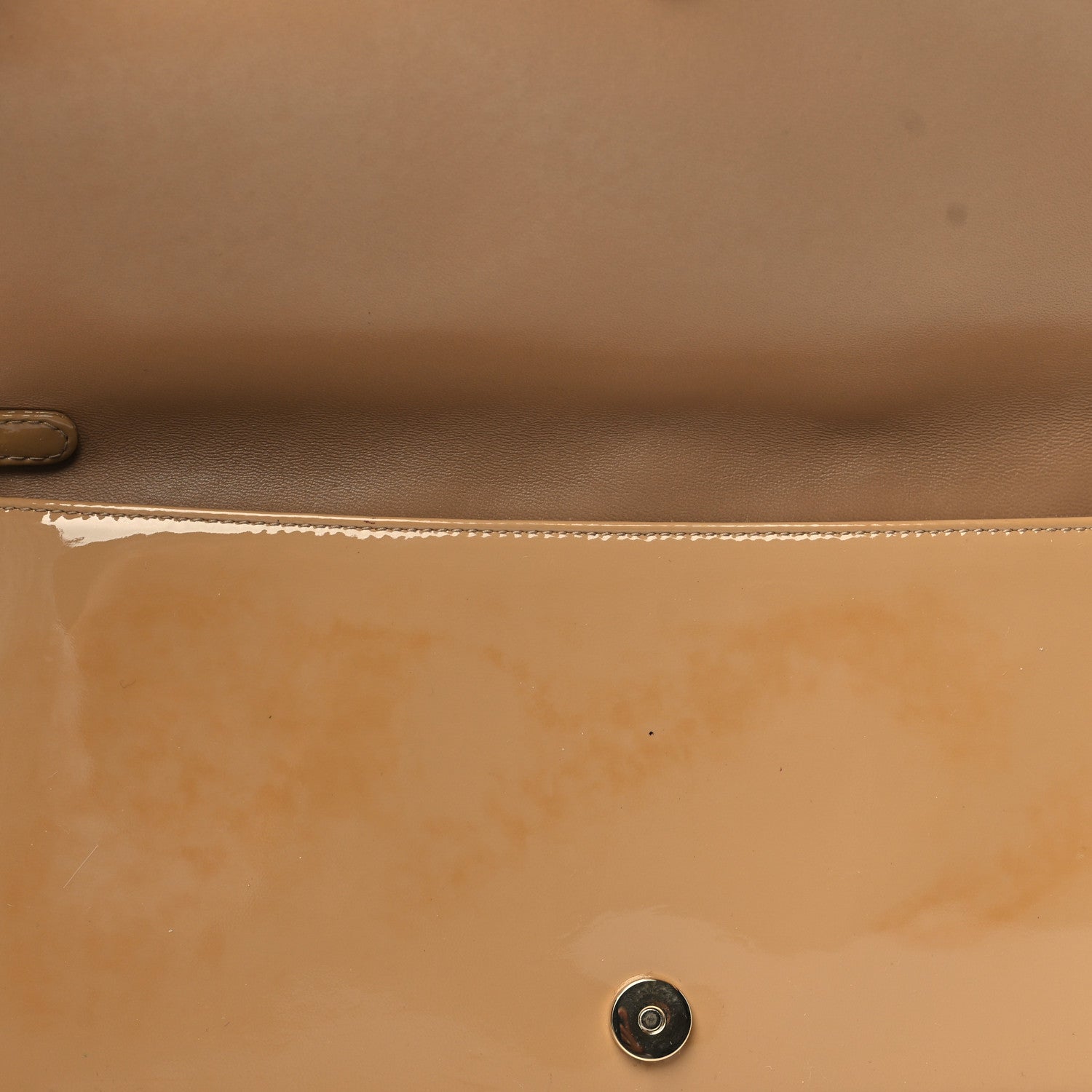 Christian Dior Patent Cannage Lady Dior Convertible Clutch Beige 8 of 8