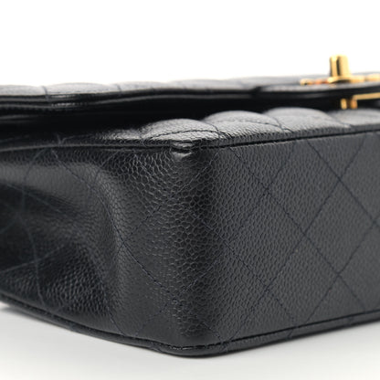Chanel Caviar Quilted Medium Double Flap Black 9 of 13
