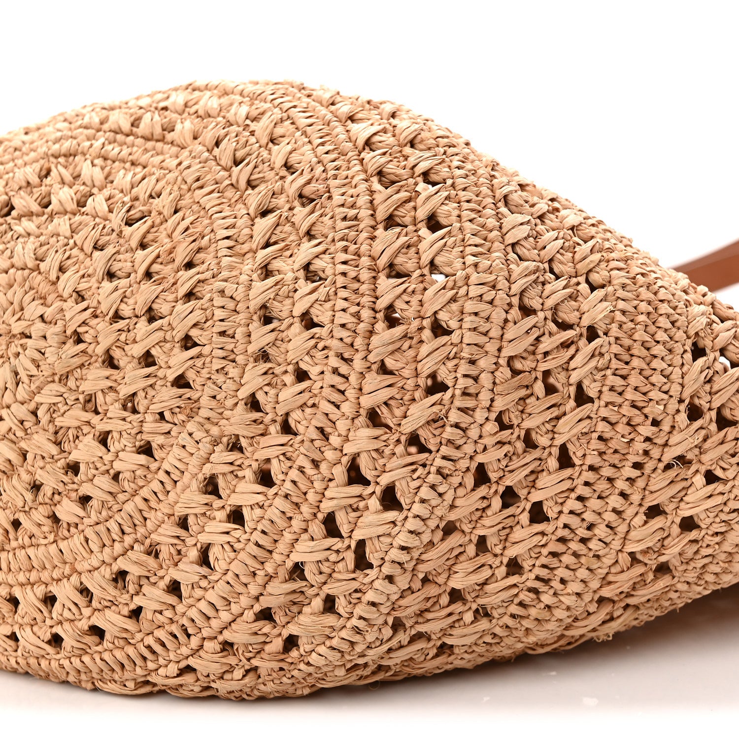 Saint Laurent Raffia Calfskin Medium Panier Tote Naturel 10 of 10