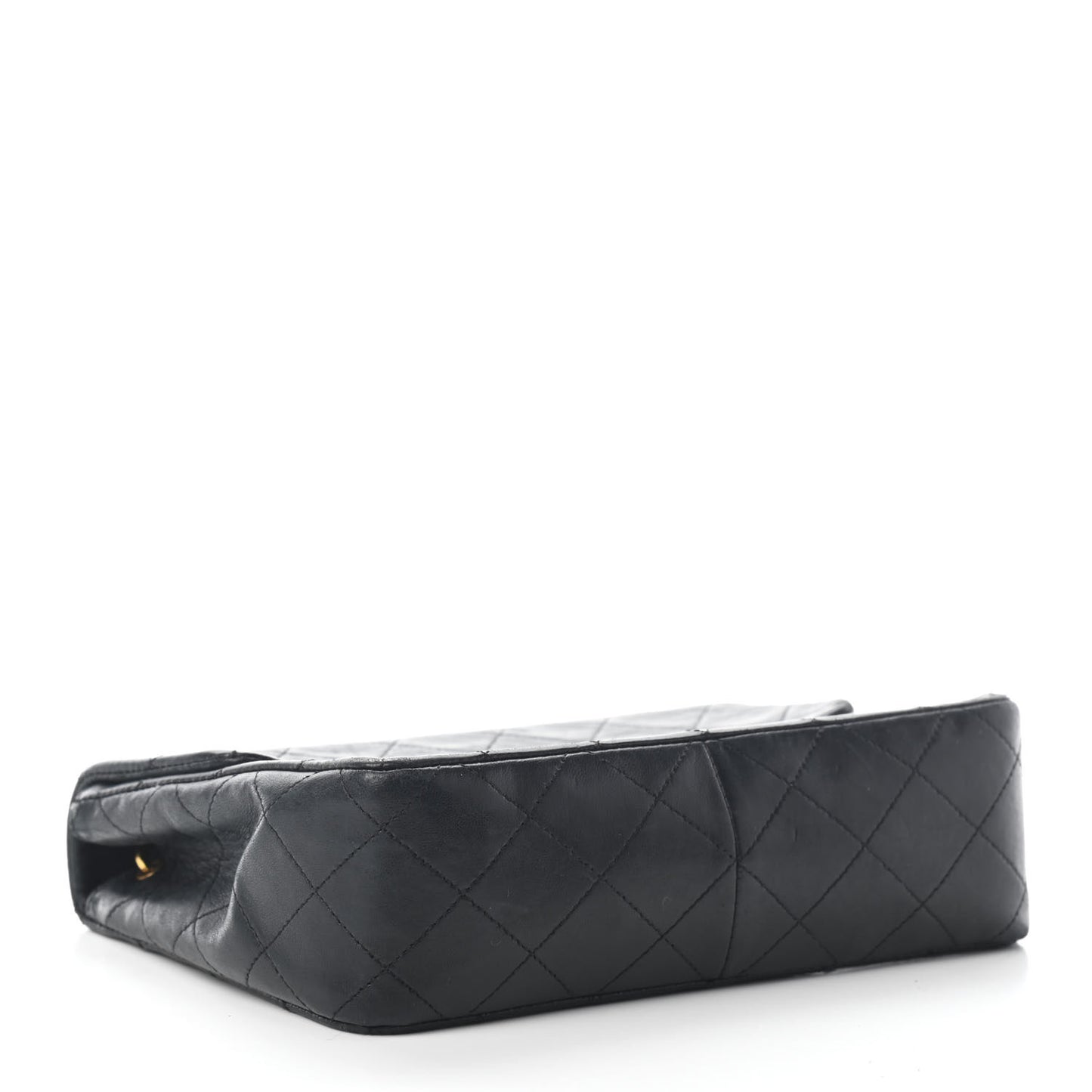 Lambskin Quilted Small Single Flap Black