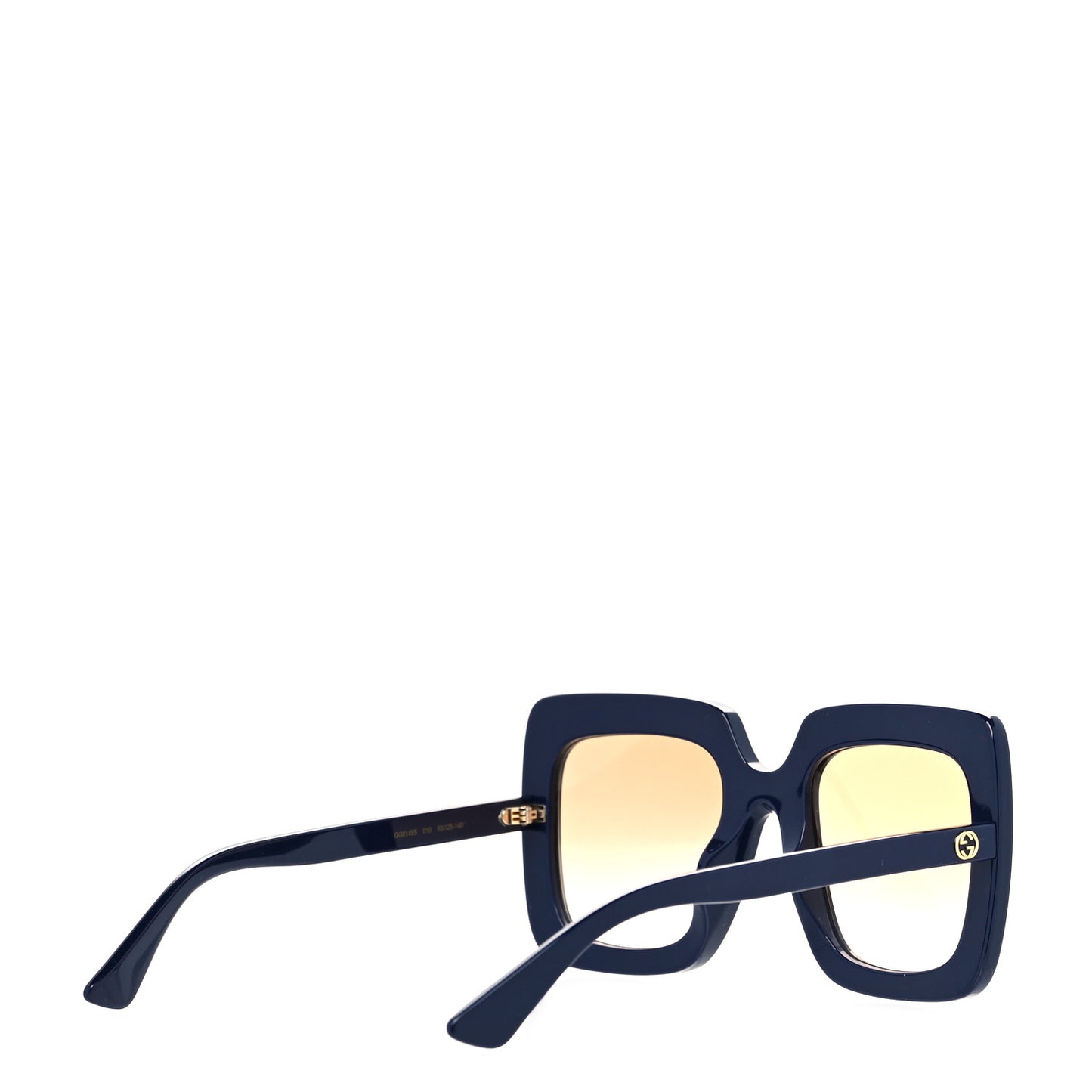Acetate Crystal Oversize Sunglasses GG0148S Blue
