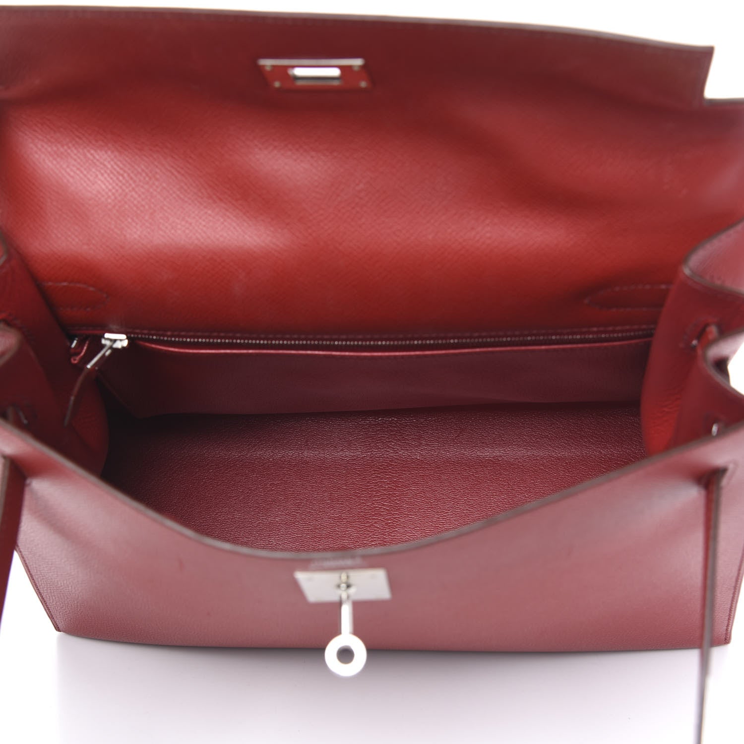 Hermes Epsom Kelly Sellier 32 Rouge Garance 8 of 27