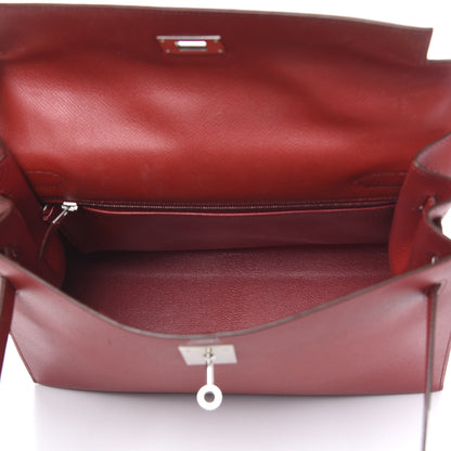 Hermes Epsom Kelly Sellier 32 Rouge Garance 8 of 27