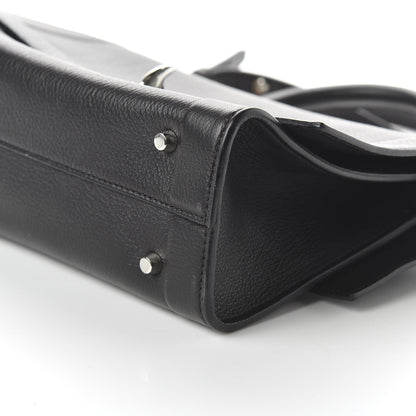 Givenchy Grained Calfskin Mini Shark Lock Satchel Black 7 of 9