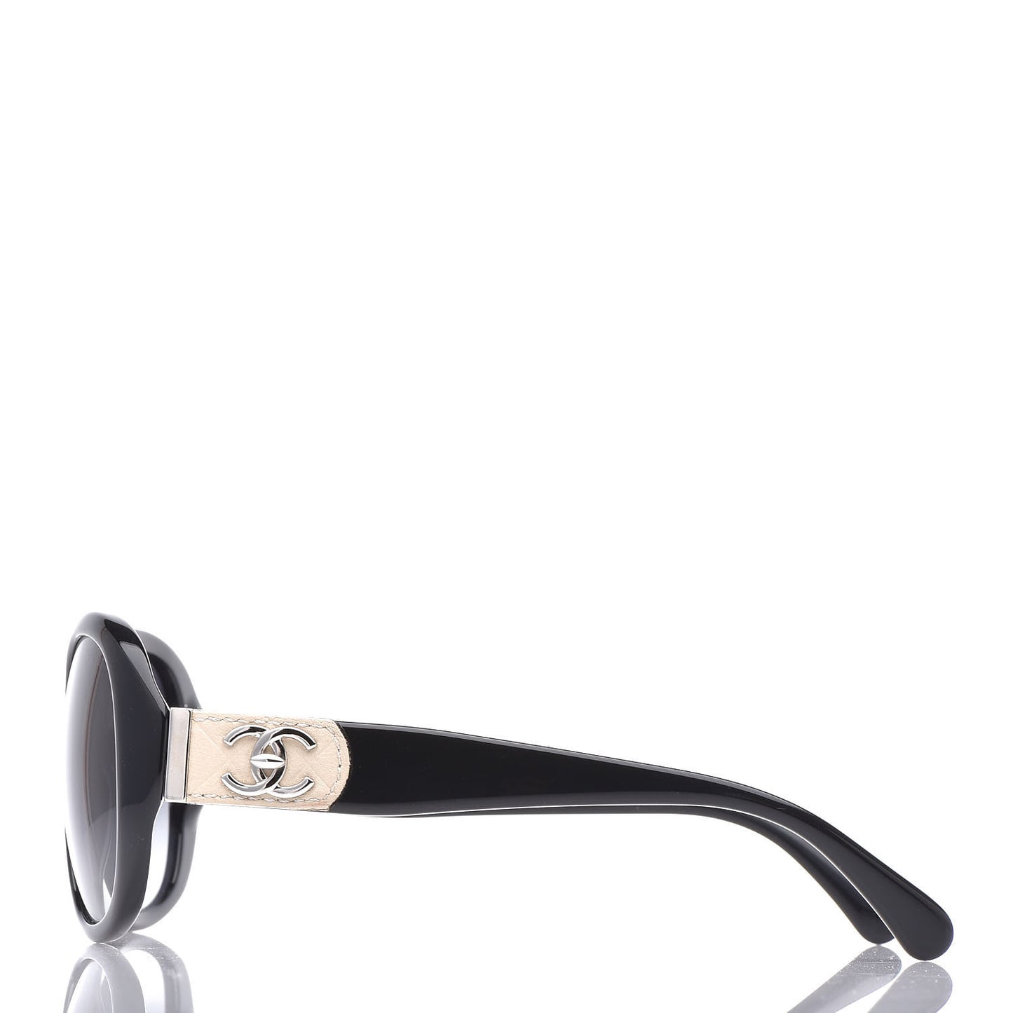 Acetate CC Turnlock Sunglasses 5235-Q Black Beige