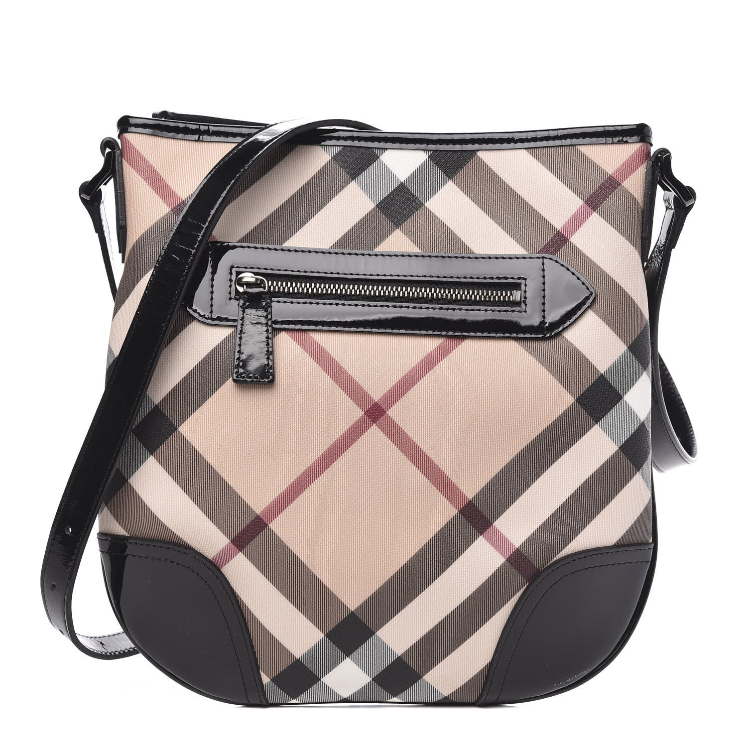 Burberry Supernova Check Small Dryden Crossbody Bag Black 1 of 9