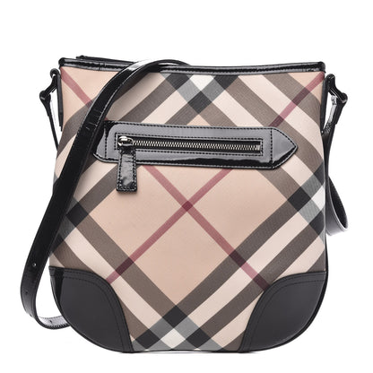 Burberry Supernova Check Small Dryden Crossbody Bag Black 1 of 9