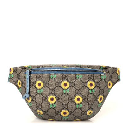 Gucci GG Supreme Monogram Sunflower Childrens Belt Bag 1 of 10