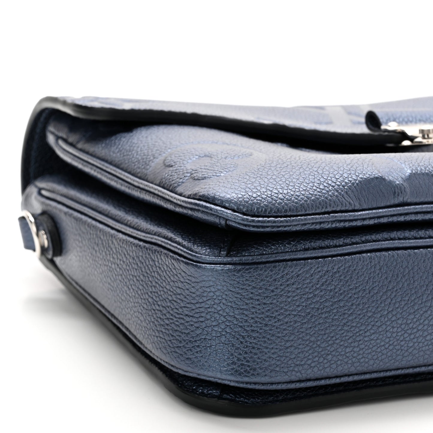 Metallic Empreinte Monogram Giant Pochette Metis Navy Nacre