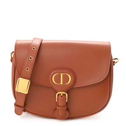 Christian Dior Box Calfskin Medium Bobby Flap Dark Tan 1 of 10