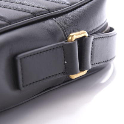 Gucci Calfskin Matelasse GG Marmont Travel Bag Black 9 of 13