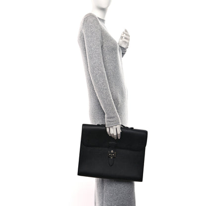 Hermes Epsom Sac A Depeches Light 1-37 Briefcase Black 2 of 12