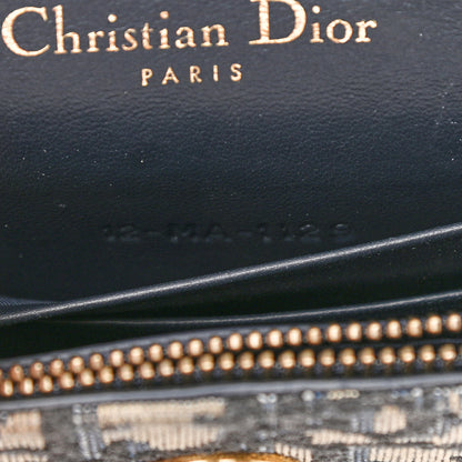 Christian Dior Oblique Saddle Belt Bag Blue 6 of 11