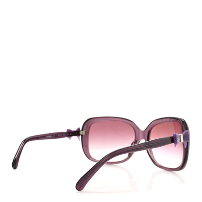 Chanel Acetate CC Bow Sunglasses 5171 Purple 4 of 8