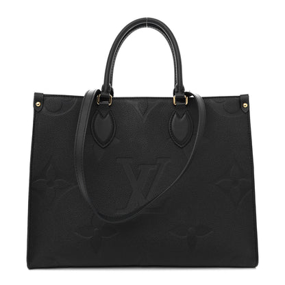 Louis Vuitton Empreinte Monogram Giant Onthego MM Black 1 of 10