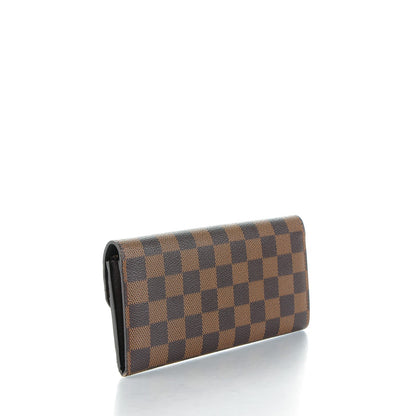 Louis Vuitton Damier Ebene Emilie Wallet 3 of 9