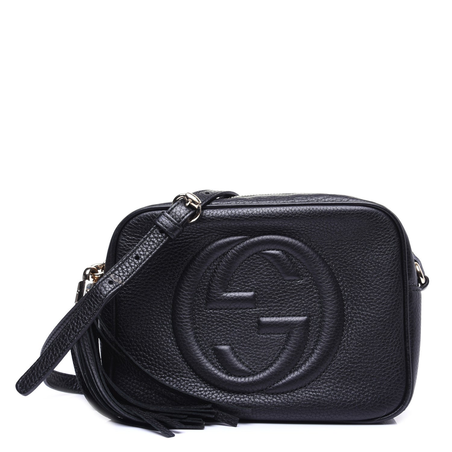 Gucci Pebbled Calfskin Small Soho Disco Bag Black 1 of 12