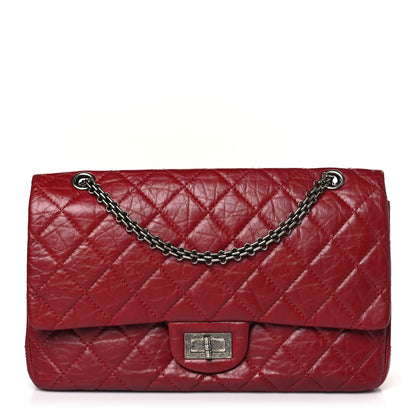 Chanel Aged Calfskin Quilted 2.55 Reissue 227 Flap Red 1 of 10