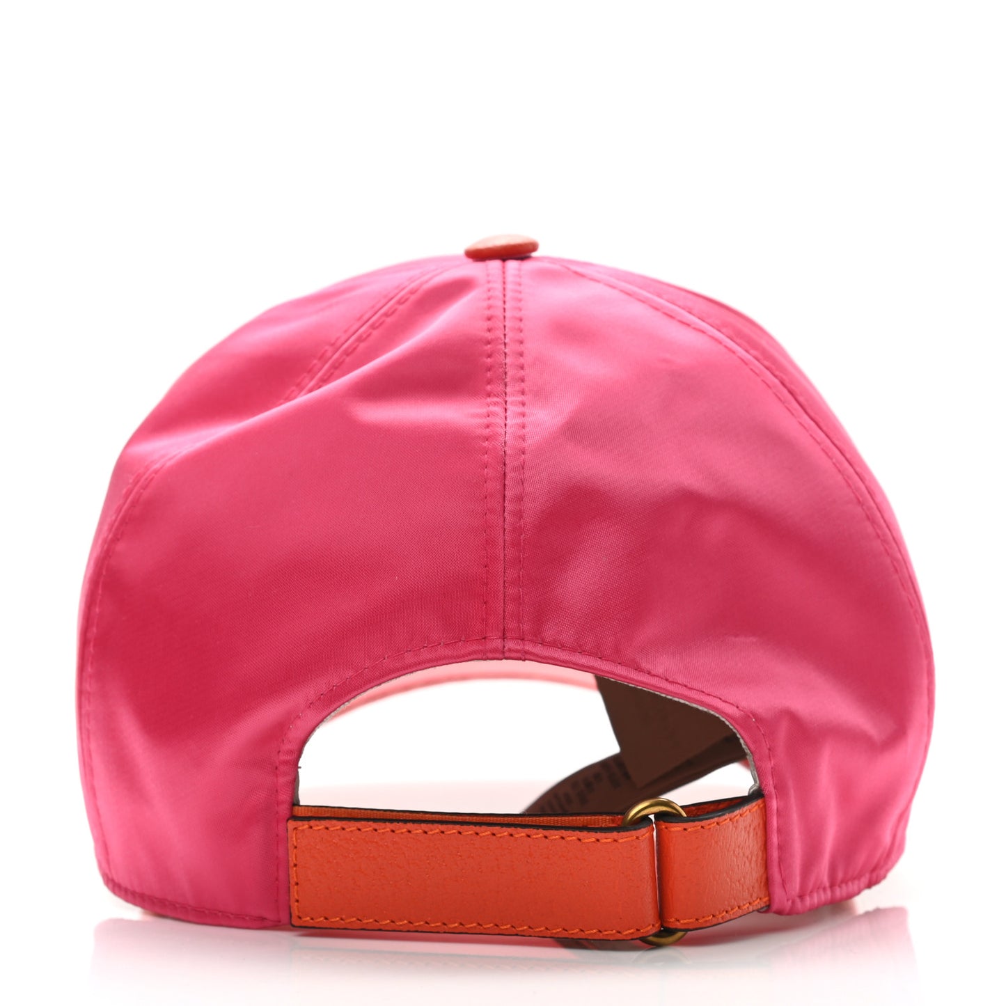 X ADIDAS Satin Trefoil Logo MC Rolly Baseball Hat Fuxia Red