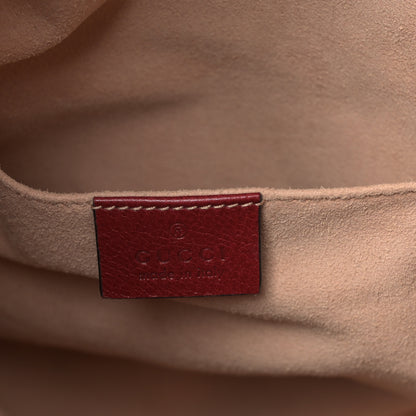 Gucci Piuma Lux Energy Medium Re(Belle) Convertible Bucket Bag Hibiscus Red 6 of 11