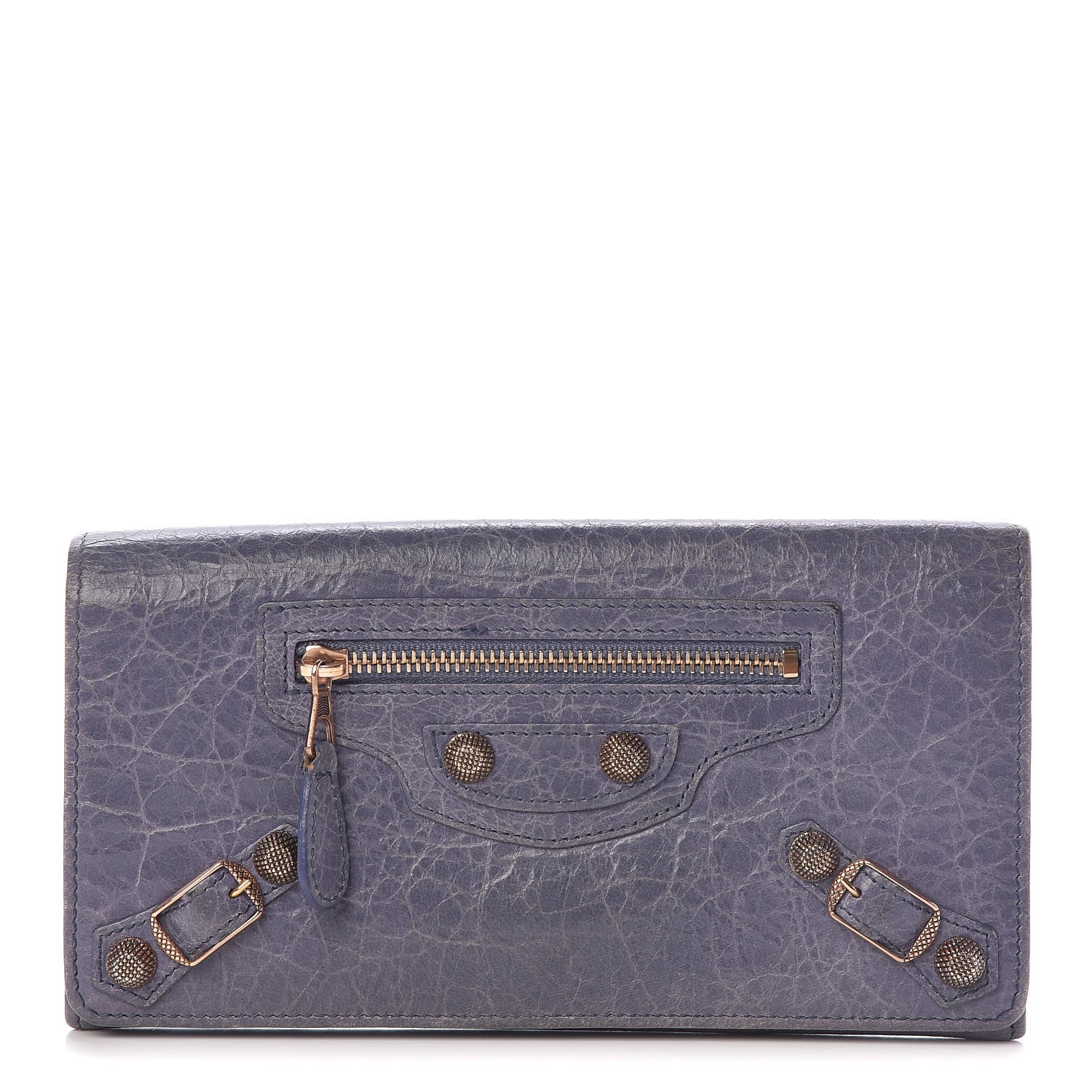 Balenciaga Agneau Giant 12 Rose Gold Hardware Money Wallet Jacynthe 1 of 17