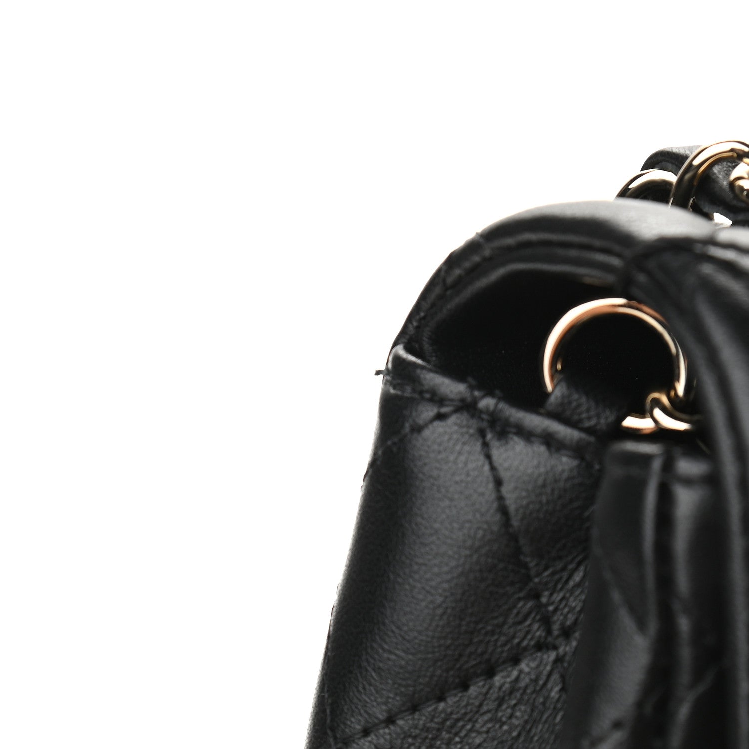 Chanel Lambskin Quilted Mini Rectangular Flap Black 10 of 10