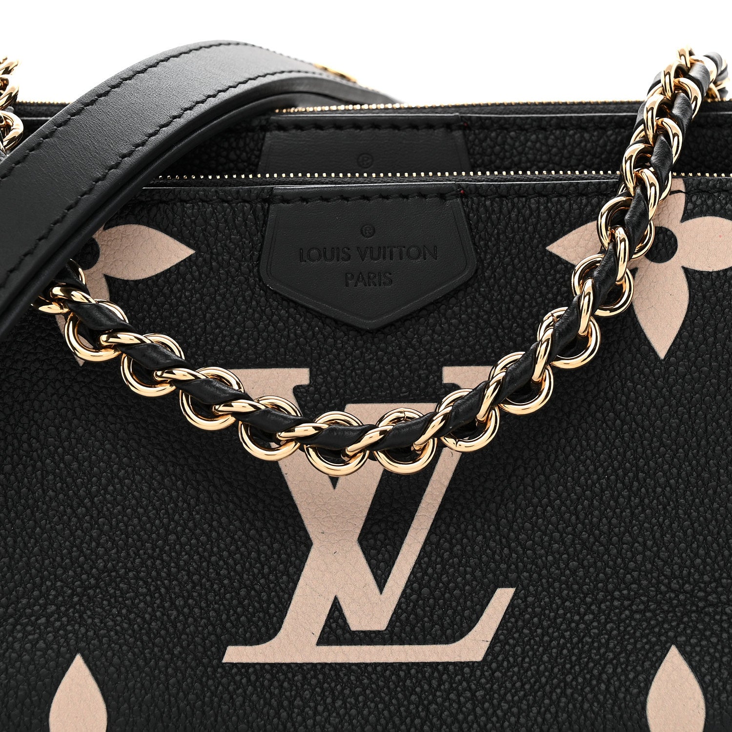 Louis Vuitton Empreinte Monogram Giant Multi Pochette Accessories Black Beige 7 of 9