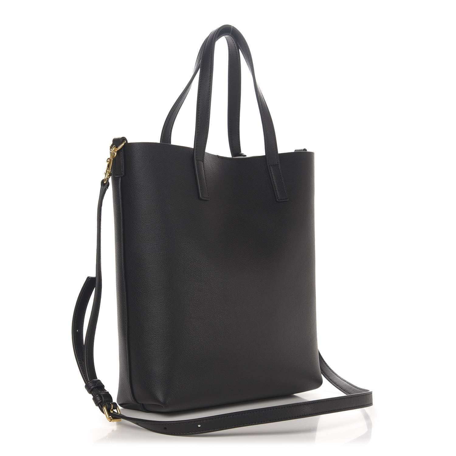 Saint Laurent Calfskin Toy Shopping Tote Black 3 of 10