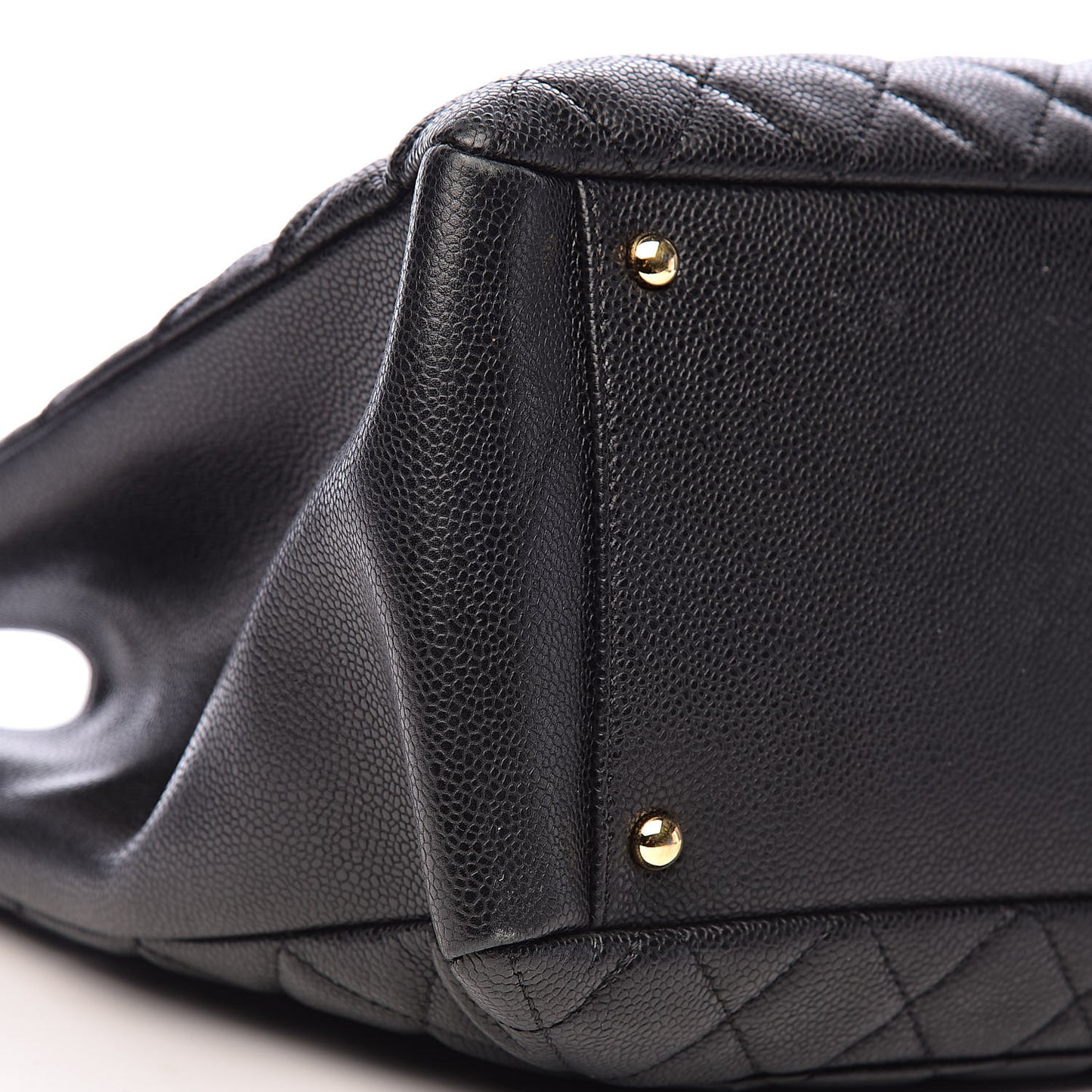 Caviar Quilted XL Grand Shopping Tote GST Black