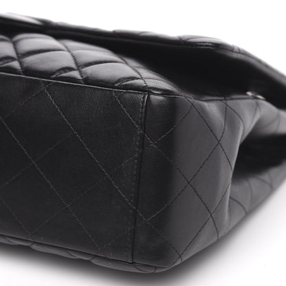 Chanel Lambskin Quilted Maxi Single Flap Black 9 of 16