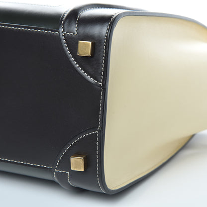 Celine Smooth Calfskin Tri-Color Micro Luggage Light Emerald 10 of 11