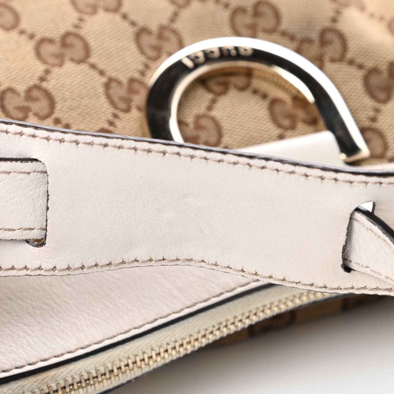 Gucci Monogram Small D Ring Messenger White 13 of 13