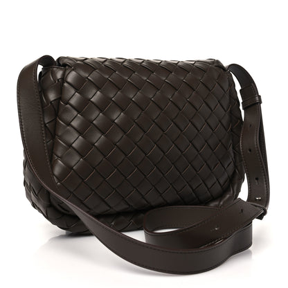 Bottega Veneta Nappa Intrecciato Small Cobble Messenger Bag Light Brown 3 of 11