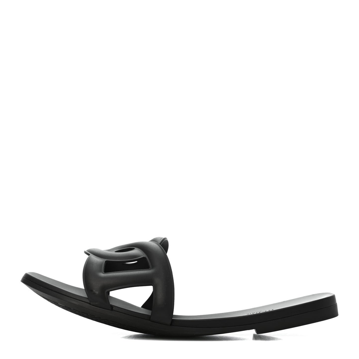 Rubber Aloha Sandals 39 Black