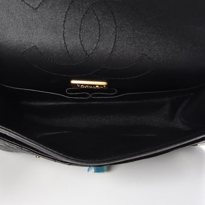 Chanel Aged Calfskin Quilted Casino 2.55 Reissue 225 Flap Black 5 of 10
