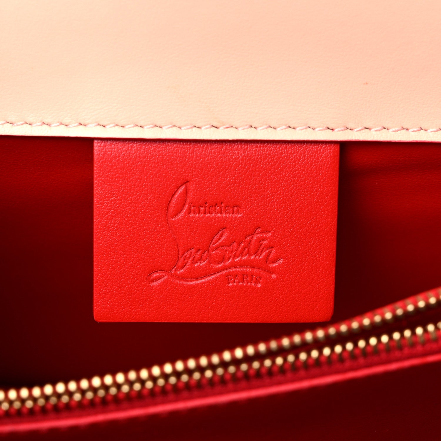 Christian Louboutin Calfskin Snakeskin Embossed Small Elisa Shoulder Bag Antoinette 5 of 10