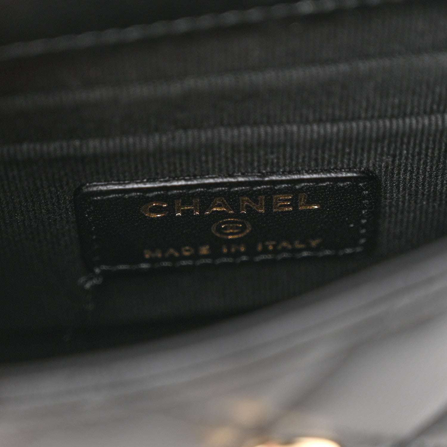 Chanel Lambskin Quilted Mini Trendy CC Chain Wallet Black 6 of 12