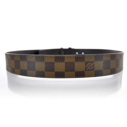 Louis Vuitton Damier Ebene LV Initiales Belt 100 40 2 of 6