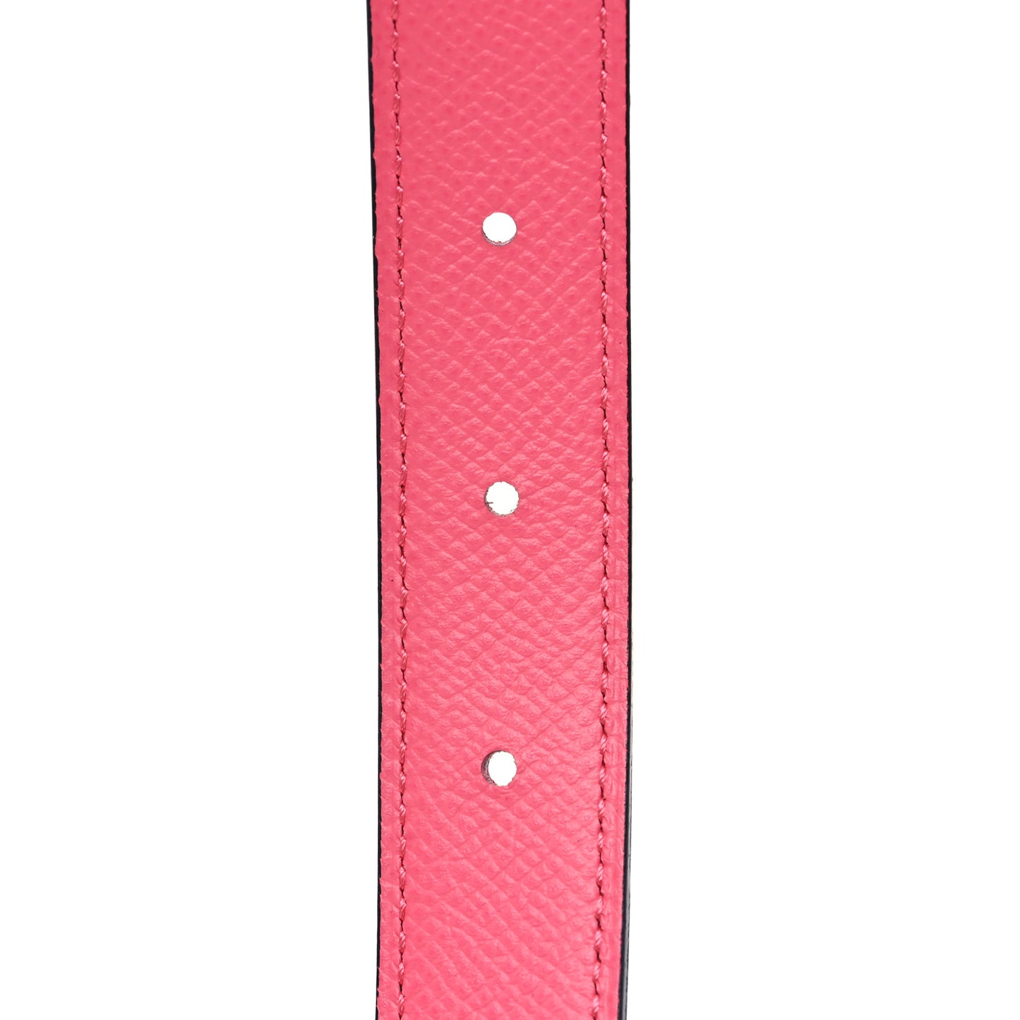 Epsom 24mm Belt Strap 75 Rose Azalee Rouge De Coeur