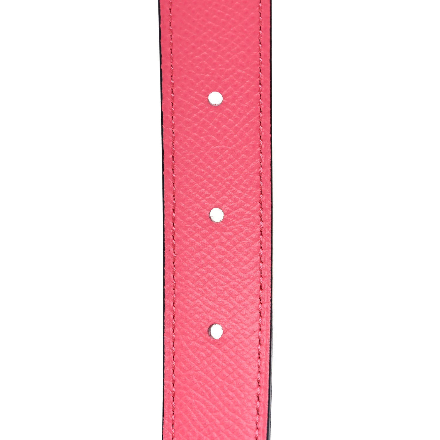 Hermes Epsom 24mm Belt Strap 75 Rose Azalee Rouge De Coeur 4 of 5