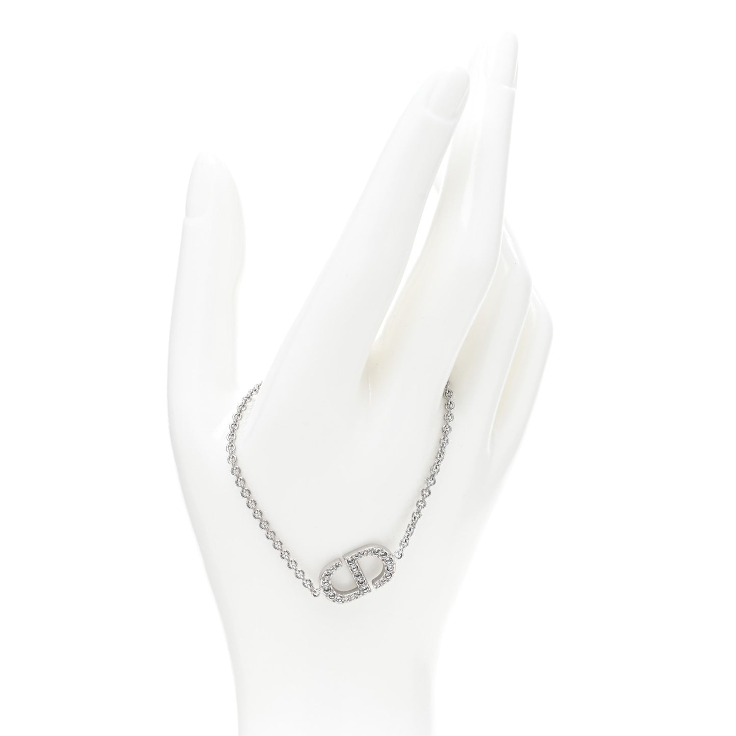 Crystal CD Bracelet Silver