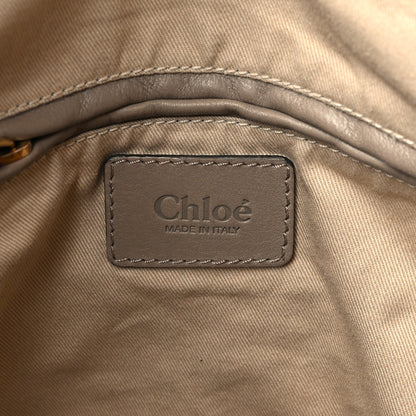Chloe Suede Large Marcie Satchel Anchor Grey 6 of 8