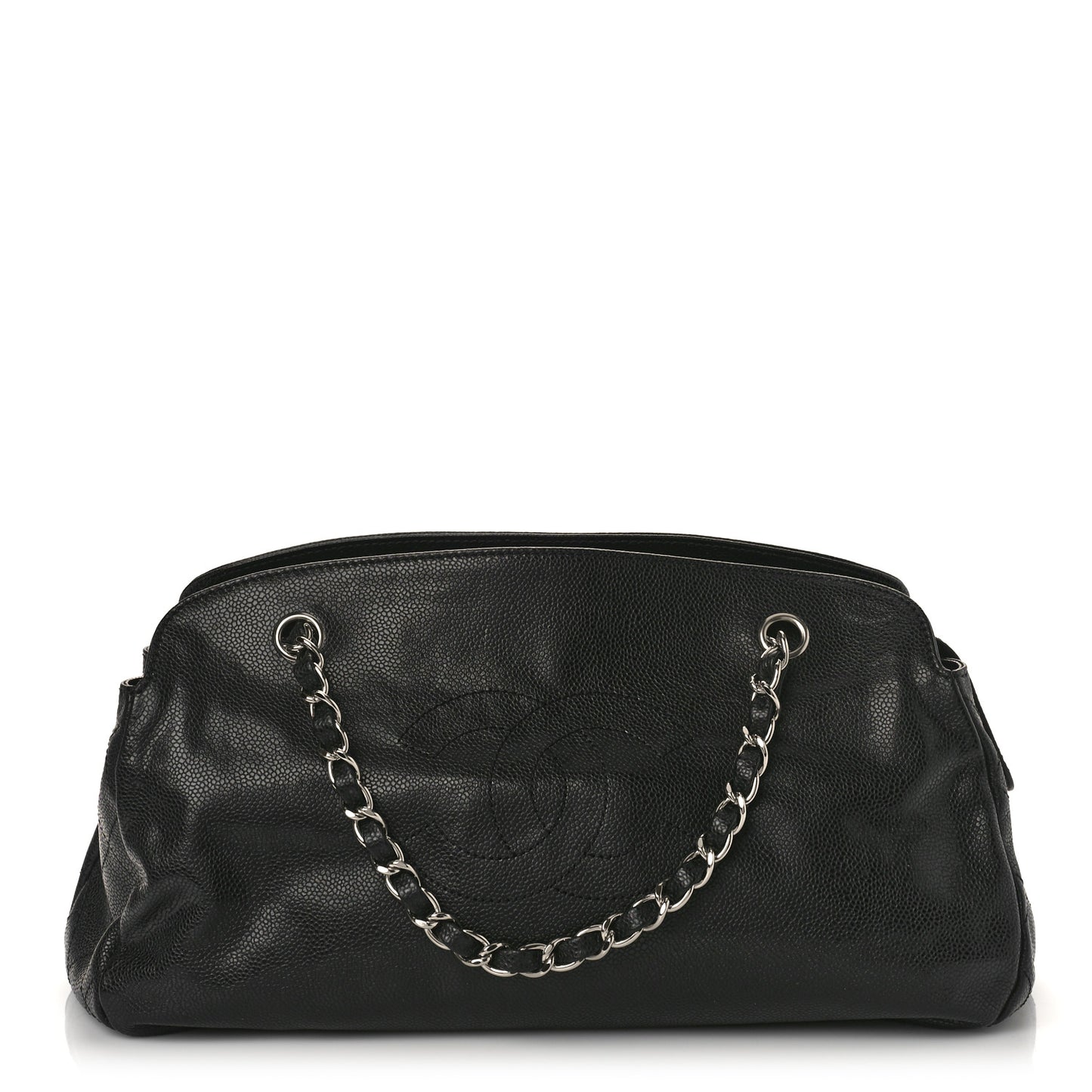 Caviar CC Timeless Shoulder Bag Black