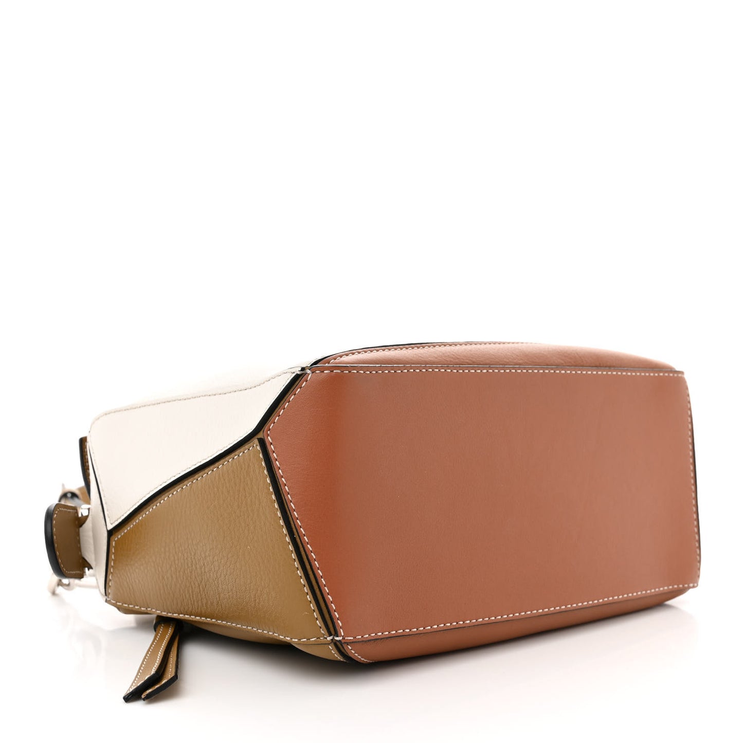 Calfskin Small Puzzle Bag Ochre
