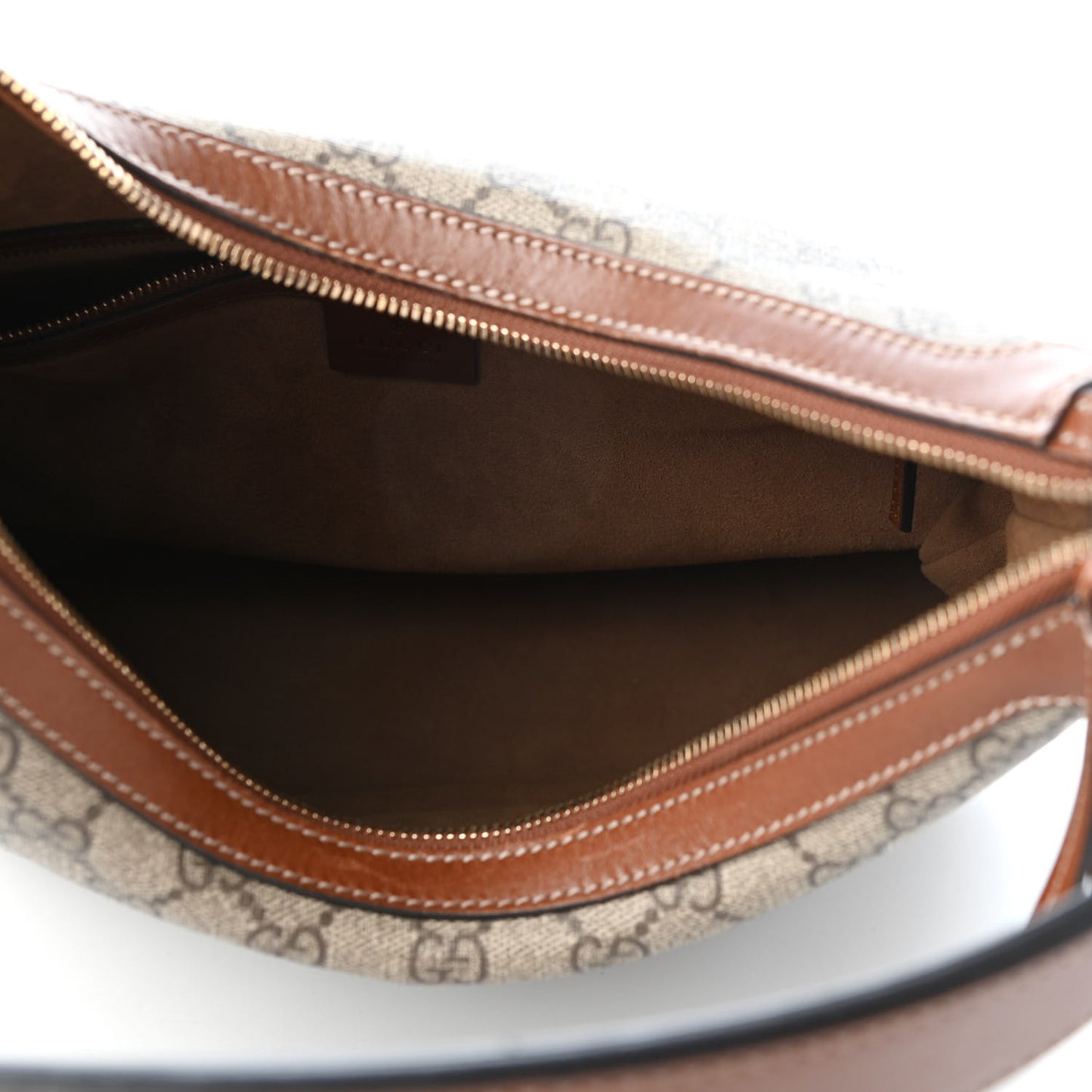 GG Supreme Monogram Linea A Hobo Brown